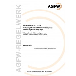 FW 436 - Verlegesysteme in Wärmeversorgungsnetzen - Systemübergänge