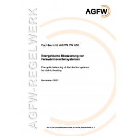 FW 450 - Energetische Bilanzierung von Fernwärmeverteilsystemen