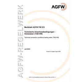 FW 515 - Technische Anschlussbedingungen Heizwasser (TAB-HW)