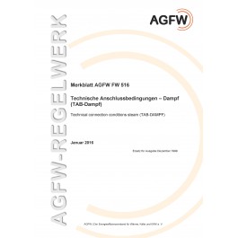 FW 516 - Technische Anschlussbedingungen Dampf (TAB-Dampf)