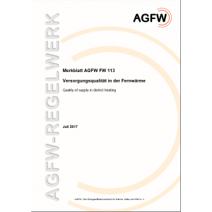 FW 113 - Versorgungsqualität in der Fernwärme