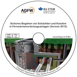 DVD "Sicheres Begehen von Schächten und Kanälen in Fernwärmeverteilungsanlagen"